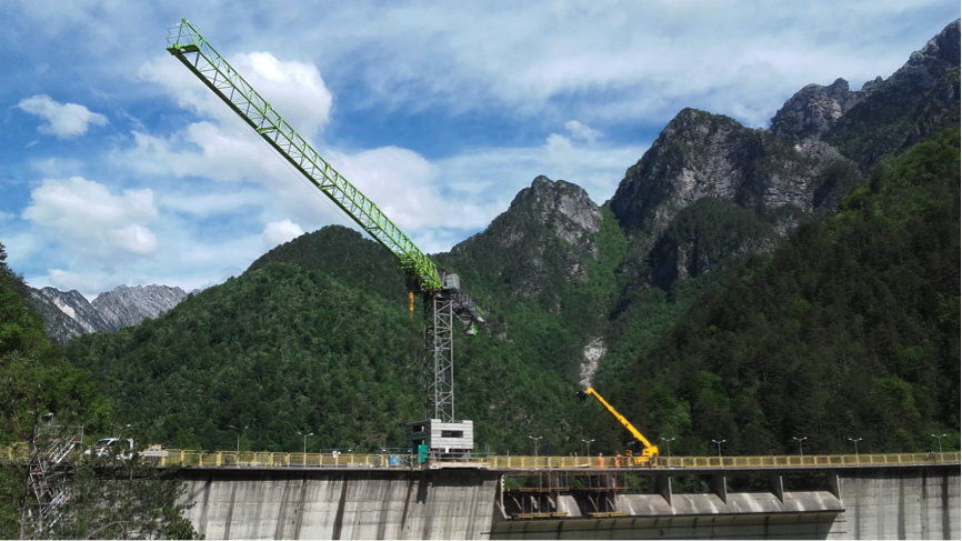 China’s Helping Hand for Italy’s Resumption from the Epidemic: ZOOMLION Delivers Tower Cranes Precisely and Timely to the Cà Zul Damsite for Boosting the Construction